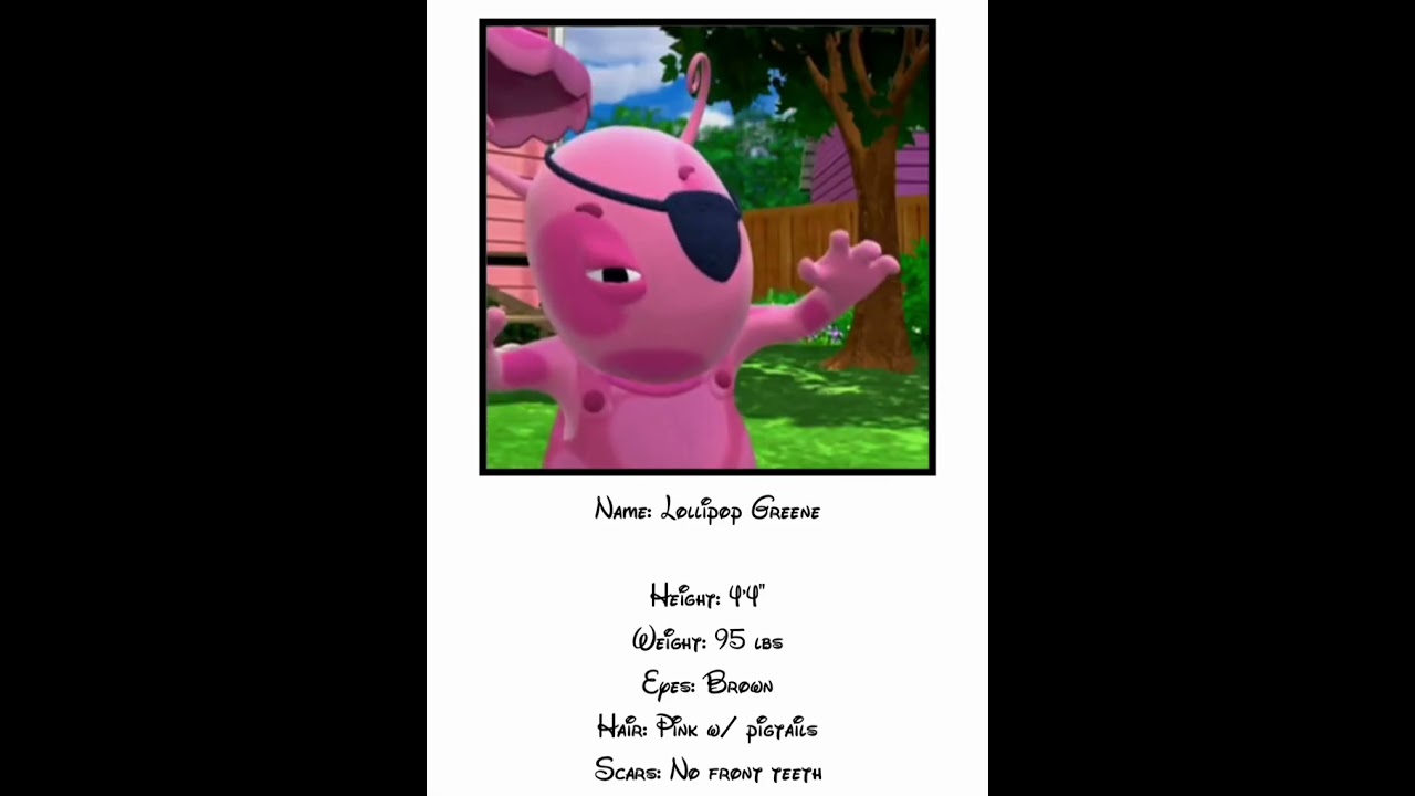 Uniqua as Lollipop Greene #uniquabackyardigans #lashawntinahjefferies