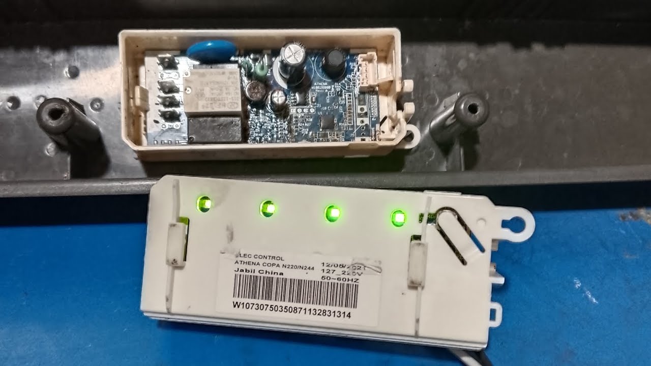 COMO PROBAR UNA TARJETA DE UN REFRIGERADOR HACEB ASSENTO VIDEO 5