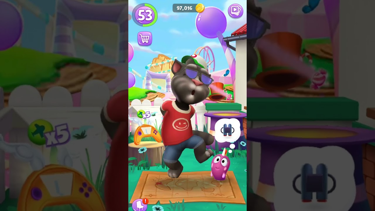 Talking tom// cute friend 