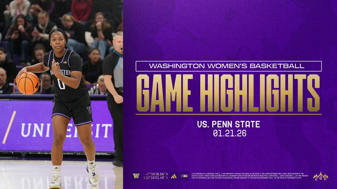 Washington 81, Penn State 65 | Huskies Highlights