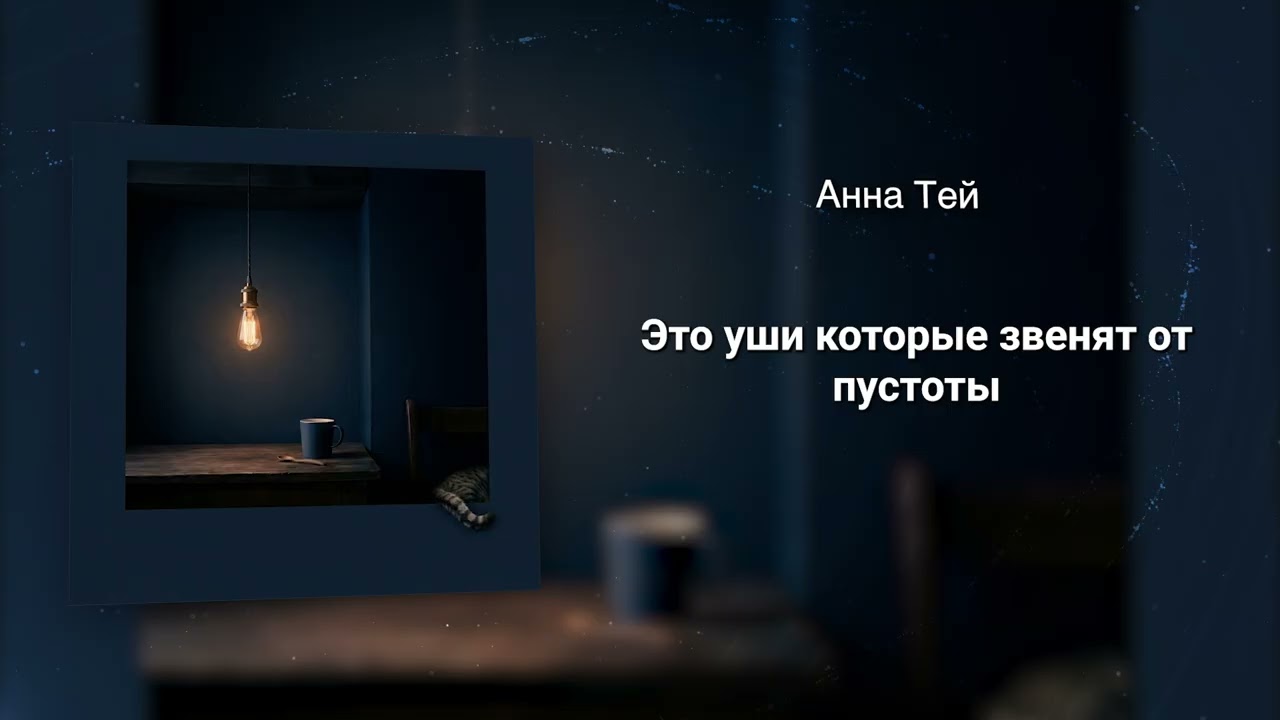 Анна Тей - Мне нравится моя тишина