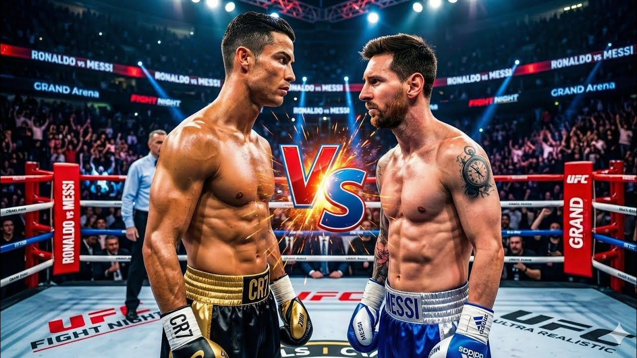 Who Is The REAL Boxing Champion Ronaldo or Messi 🔥