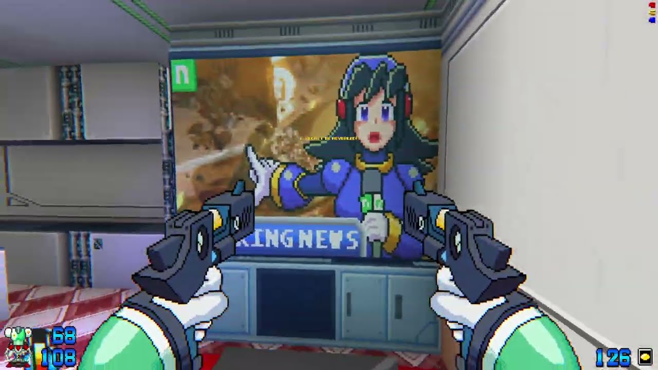 Mega Man X in DOOM &ndash; The Maverick Hunter Chronicles Gameplay