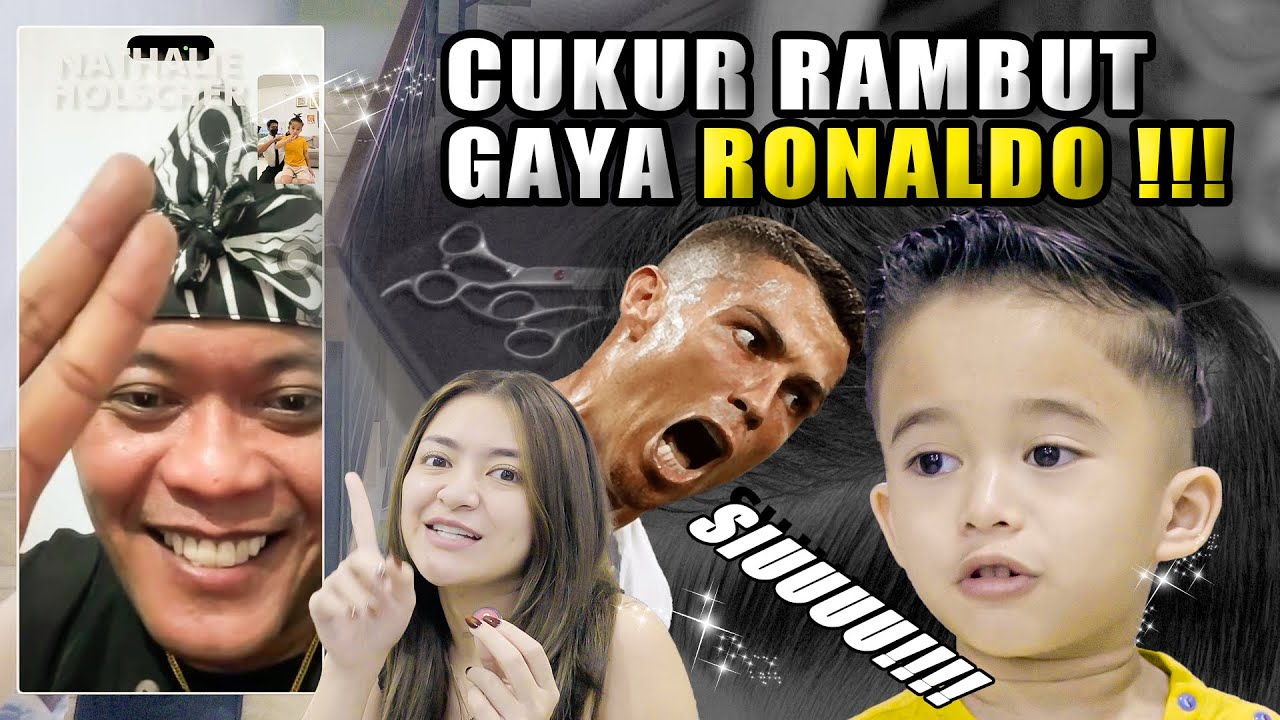 У АДАМА ПРИЧЕСКА В СТИЛЕ КРИСТИАНУ РОНАЛДУ CR7, СДЕЛАННАЯ ПРИ УЧАСТИИ ОТЦА СУЛЕ!!!