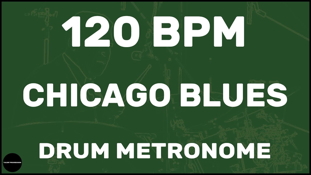 Chicago Blues | Drum Metronome Loop | 120 BPM