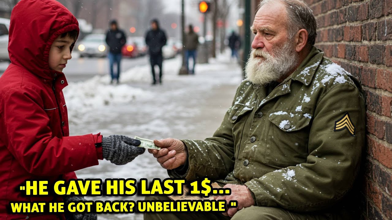 He Gave His Last Dollar to a Homeless Veteran—What Happened 3 Hours Later Will Break You