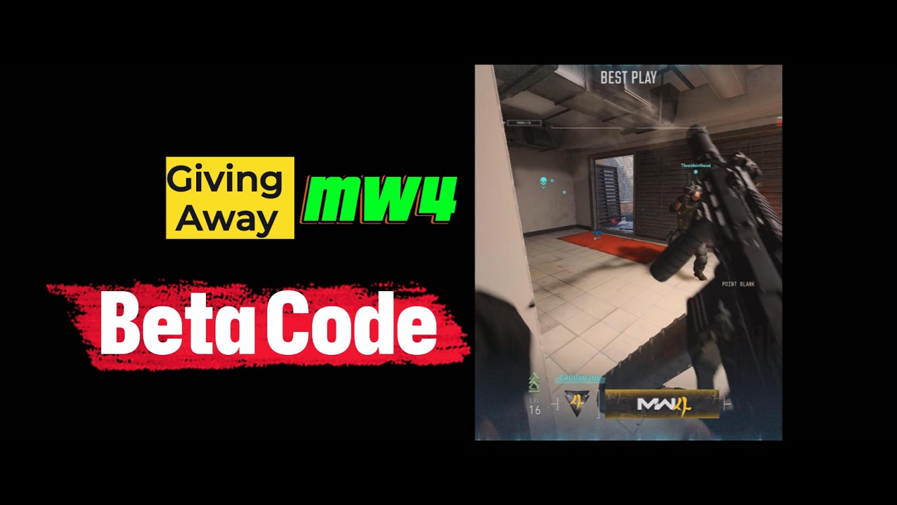 Раздаю 2 кода на бета-тест MW3