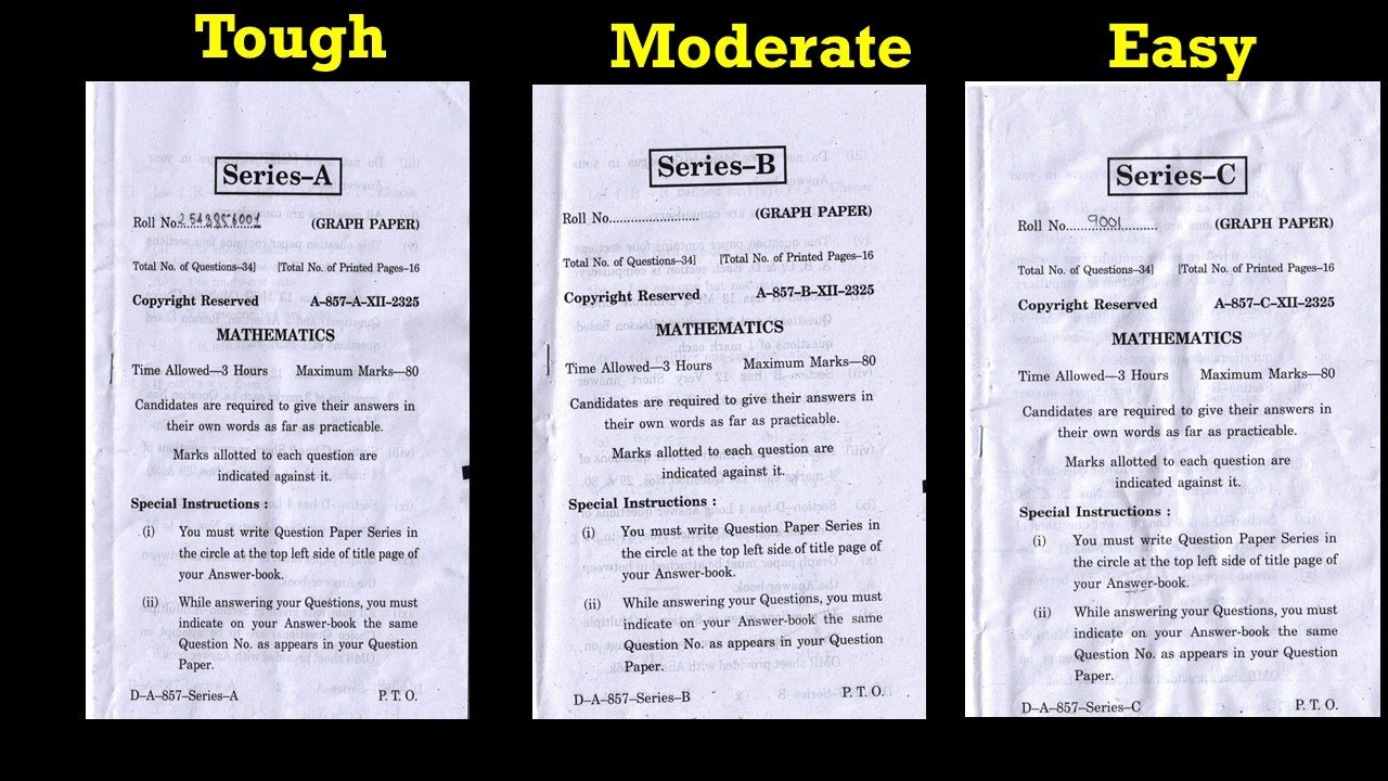 12th  Mathematics  2025 question Paper  Series A, B or C  || HP Board previous year question papers