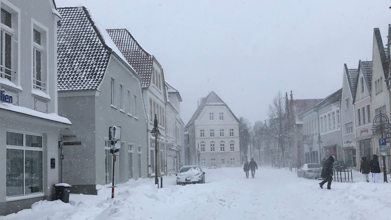 7. Februar 2021 Burgsteinfurt im Schnee