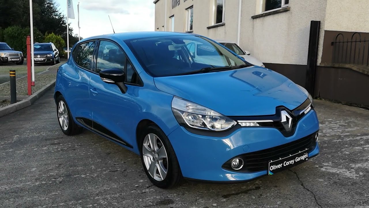 2012 Renault Clio 1.5DCI Media Nav in French Blue