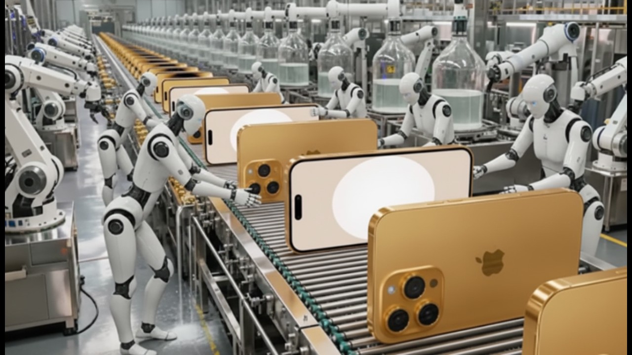 Inside the Factory: Making the Gold-Plated iPhone 17 Pro Max