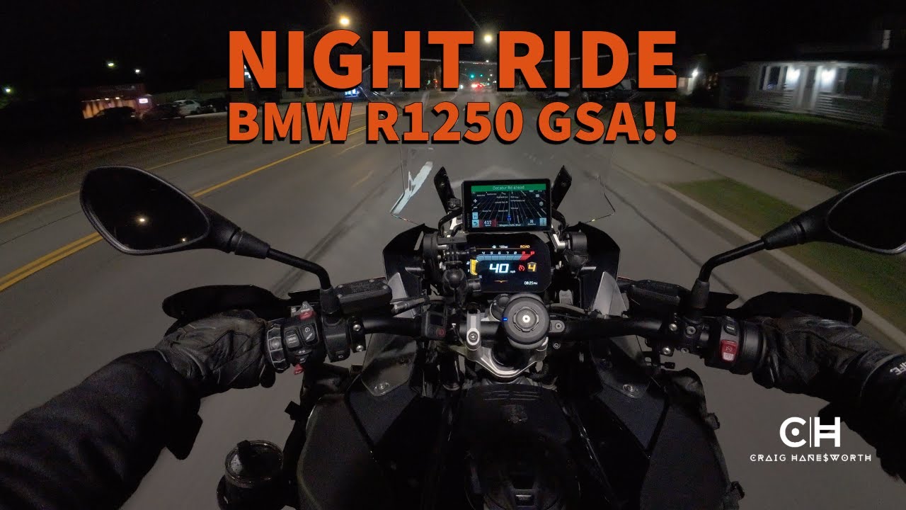Ночная поездка — BMW R1250 GSA