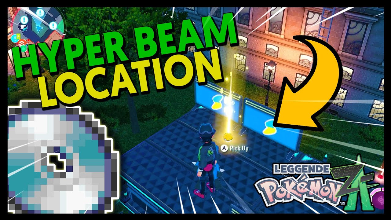 ГДЕ НАЙТИ TM44 HYPER BEAM В POKEMON LEGENDS Z-A