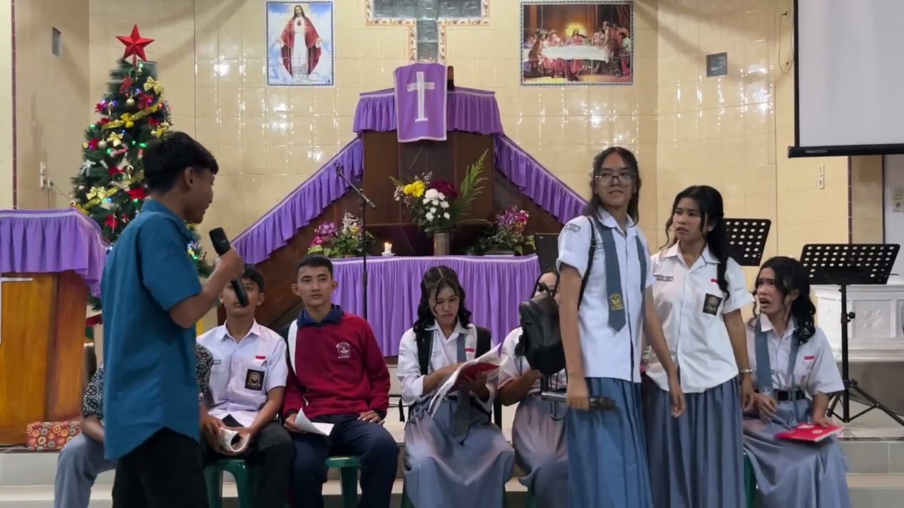 Drama Natal Tentang Anak sekolah SMAN1 DM #christmas #drama #kristen #young #sekolah 