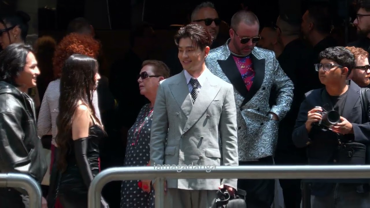 鍾瑾樺 Alvin Chong at Dolce Gabbana SS26 Menswear fashion show in Milan 06-21-25. #dgss26 #alvin
