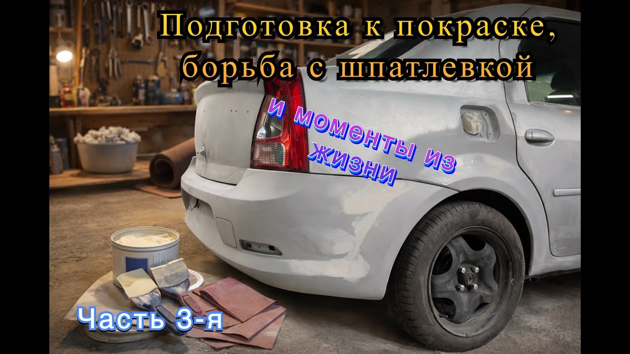 Подготовка в полному перекрасу Рено Логан 2006 г.в.