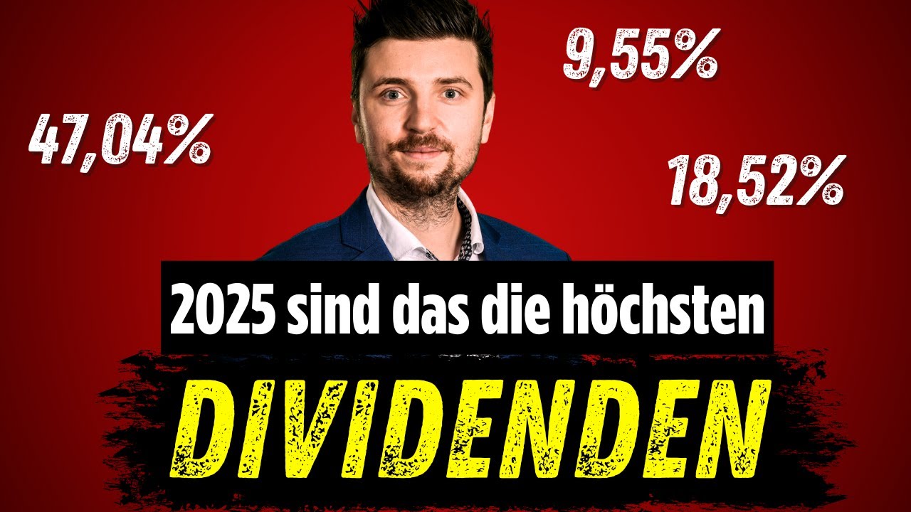 47,04% Dividendenrendite: Die besten Dividenden-Aktien f&uuml;r 2025 / B&Ouml;RSE ONLINE