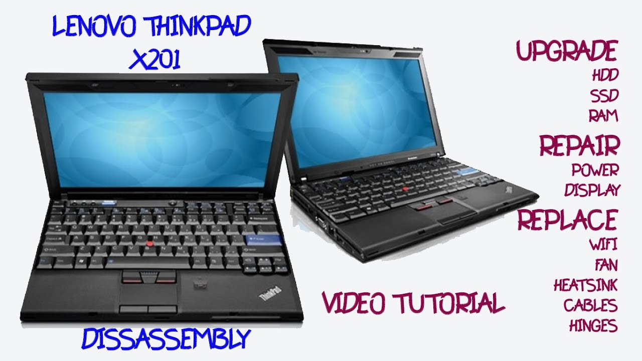 Lenovo Thinkpad X201 Laptop Disassembly | Ultimate Fix for Overheating | Clean it Yourself