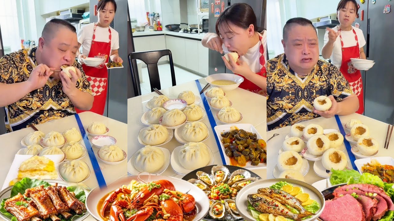 蠢老公有包子還搶我的，我直接偷偷把餡吃掉剩皮，發現後氣哭 了！【胖嫂美食】