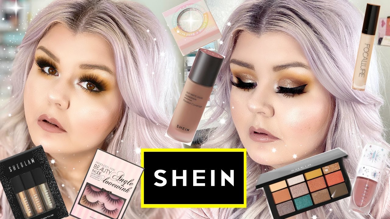 TESTING SHEIN / SHE GLAM MAKEUP 💄 $7 & UNDER 💰 First Impression Review Tutorial