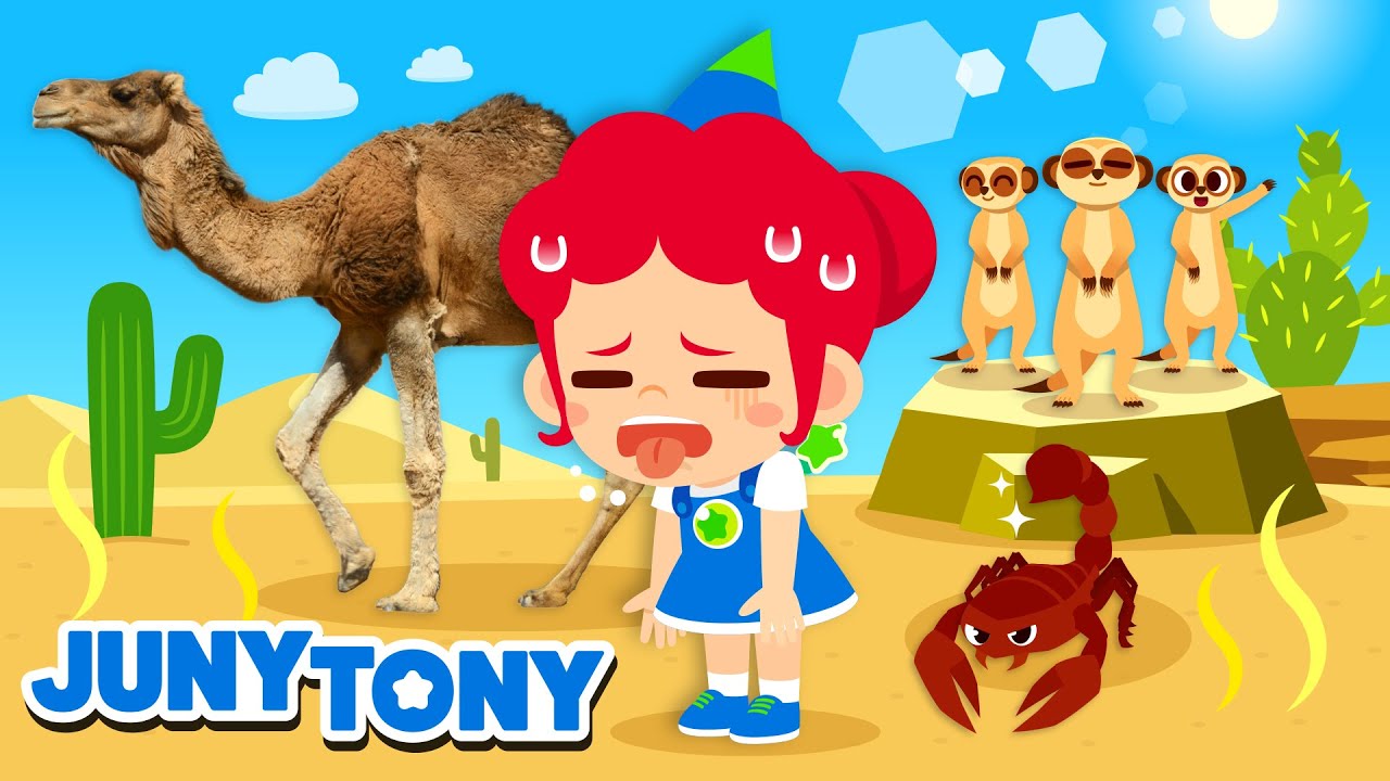Hewan Gurun | 🌵🐪 Aku Suka Gurun Panas! | Kartun Anak | JunyTony Bahasa Indonesia