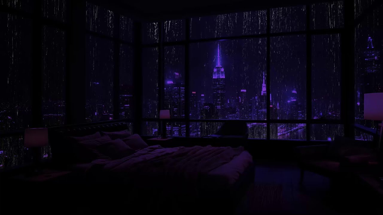 Starker Stadtregen für ruhige Entspannung (kein Licht) 🌧️💤 Mitternachtsregen