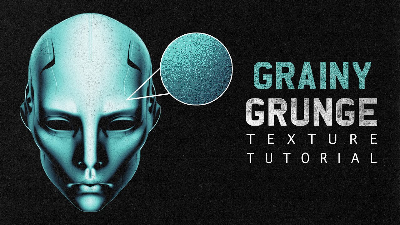 Grainy Grunge Texture Tutorial for Your Design | Photoshop 2023