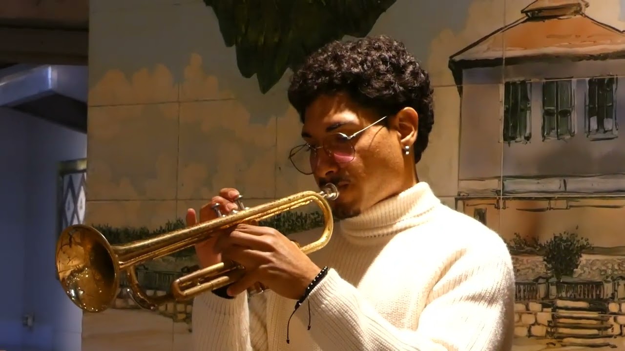 Daniel Montalvo (trumpet), Varadero, Cuba - clip P1310798