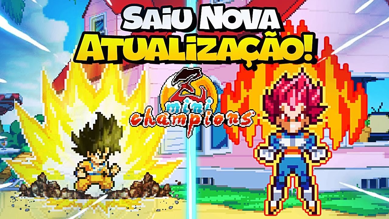 SURPRESA!!! ATUALIZOUUUU MINI CHAMPIONS GOKU DAIMA E VEGETA GOD!