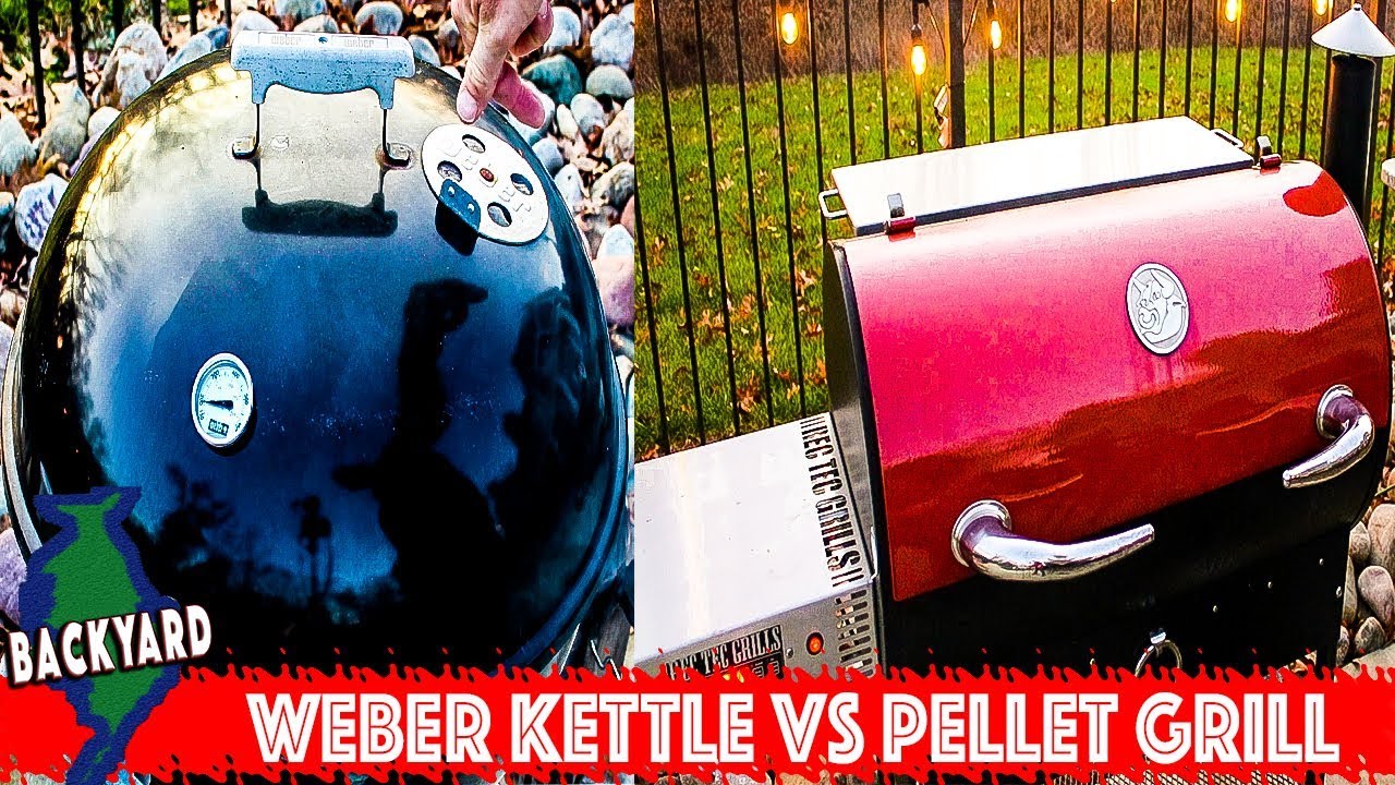Pellet Grill VS Weber Kettle Charcoal