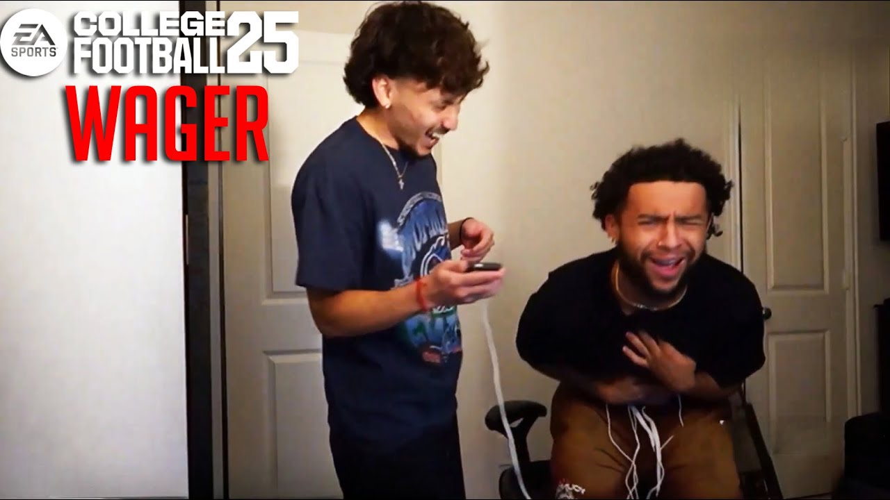 Adot vs Jaden Loser Does BIRTH SIMULATOR College Football 25 Wager!