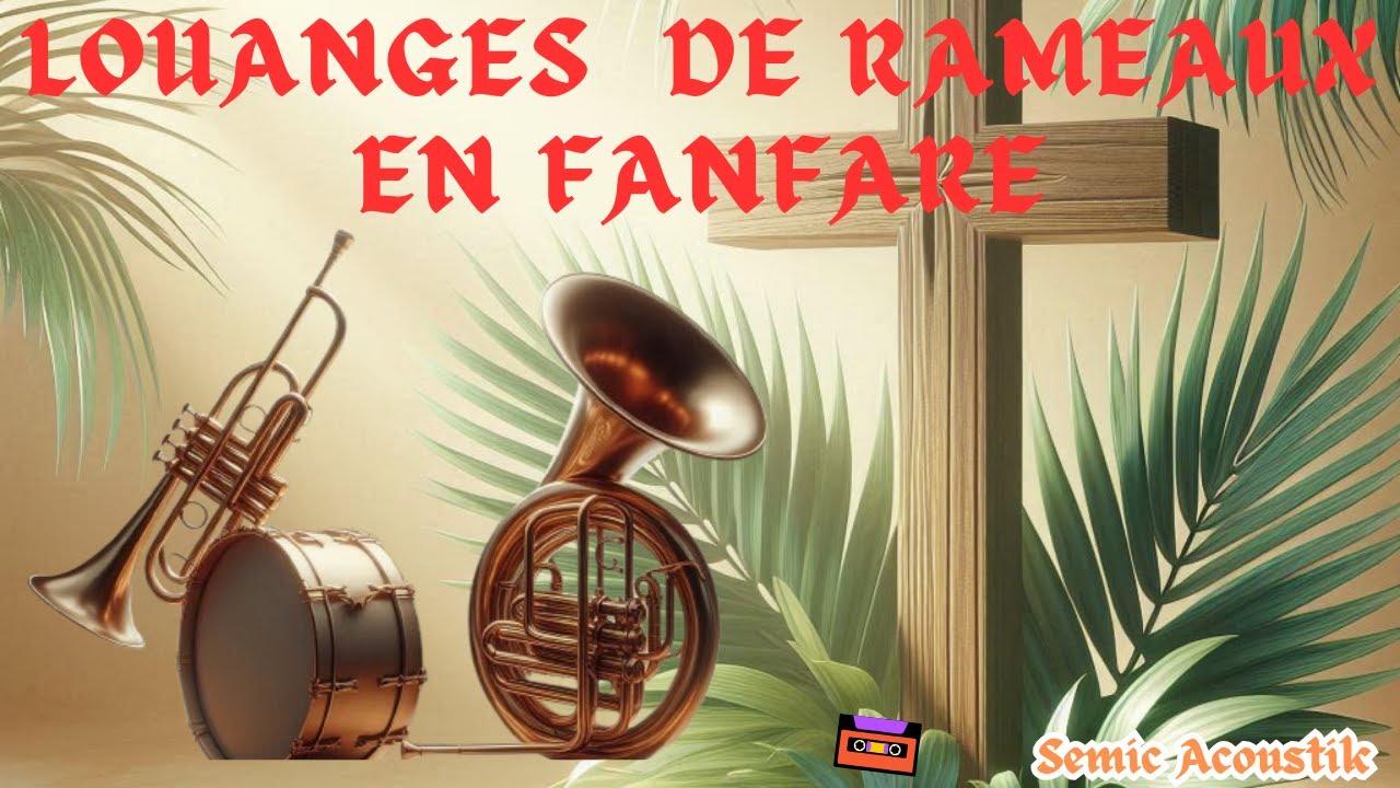 LES PLUS BELLES LOUANGES DE RAMEAUX EN FANFARE | MEDLEY