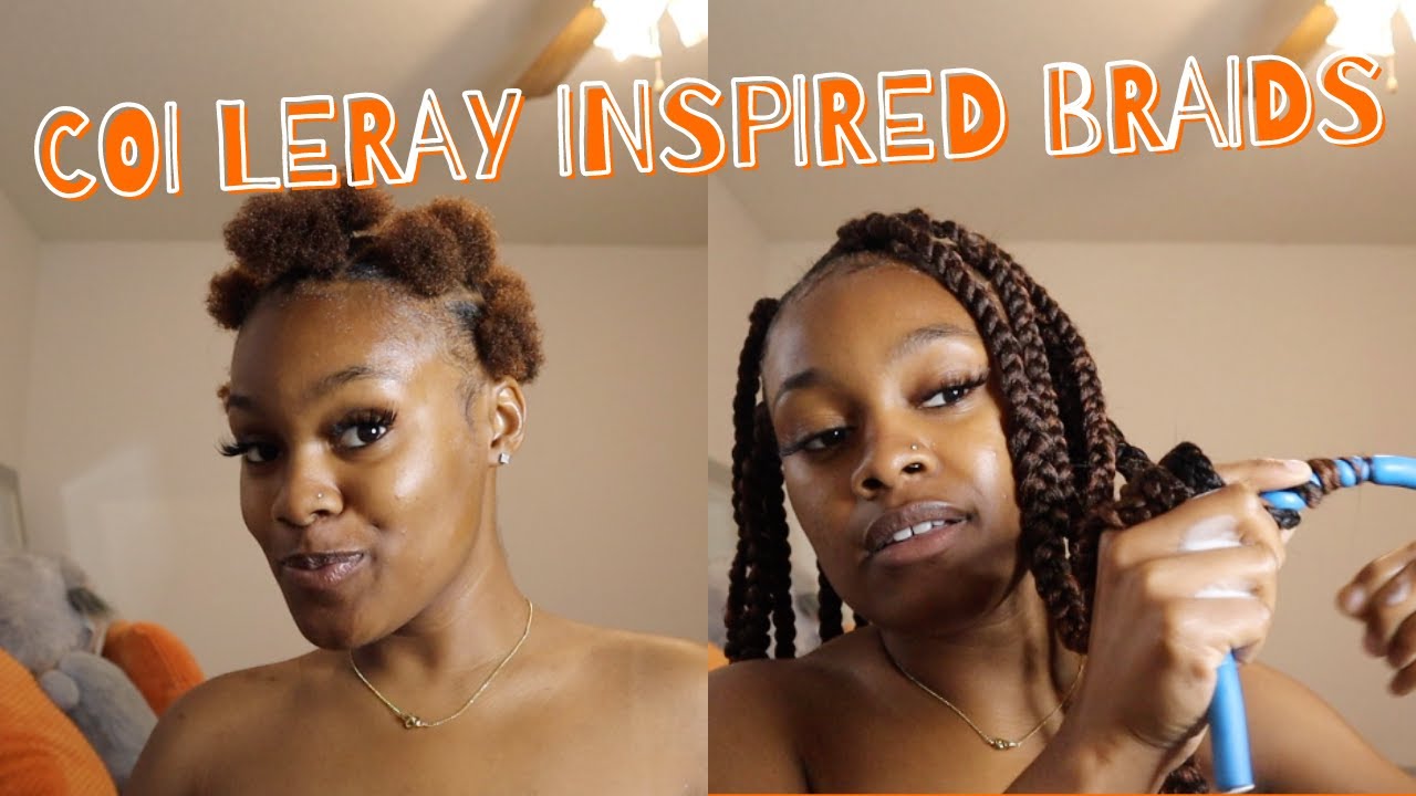 DIY COI LERAY INSPIRED BRAIDS ON SHORT HAIR