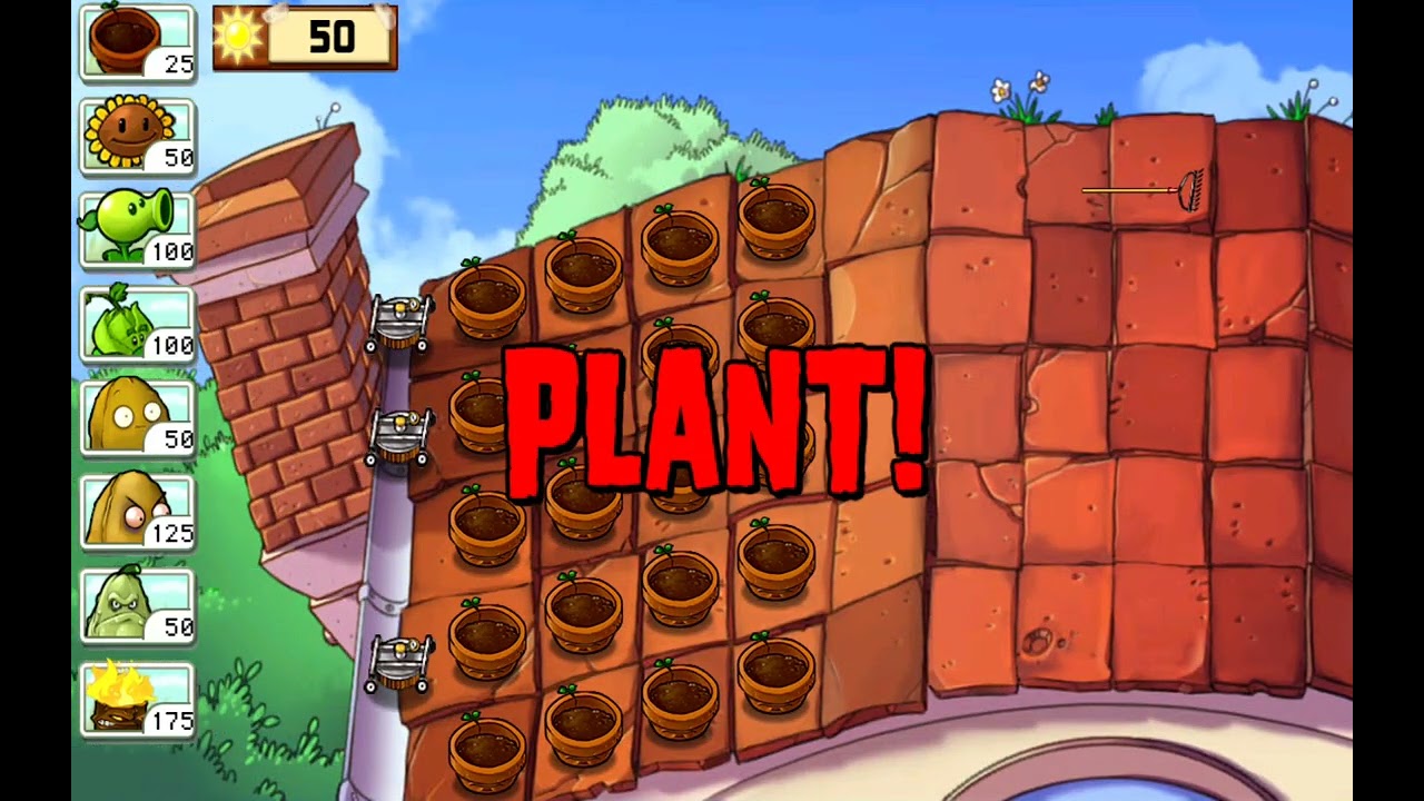 Playing Plants vs Zombies 1 ( Part 9 )