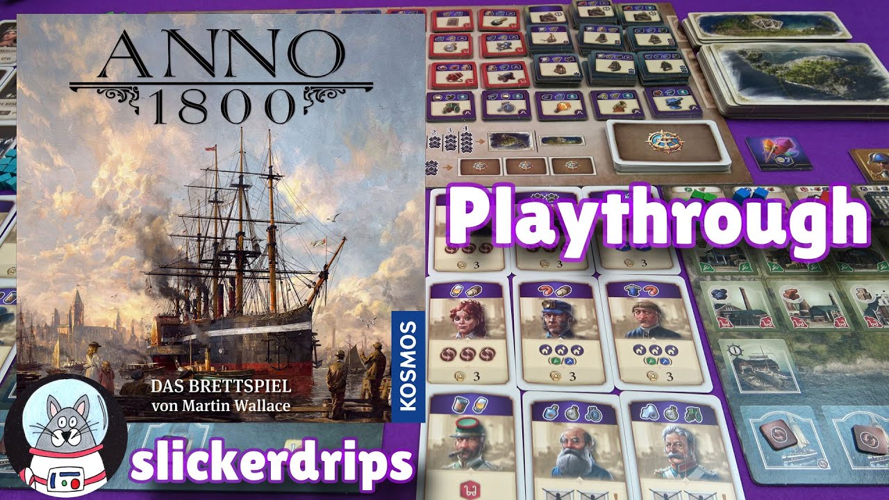 Anno 1800 (Board Game) | Playthrough