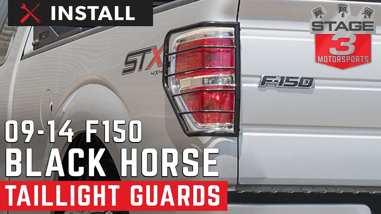 2009-2014 F150 Black Horse Taillight Guards Install