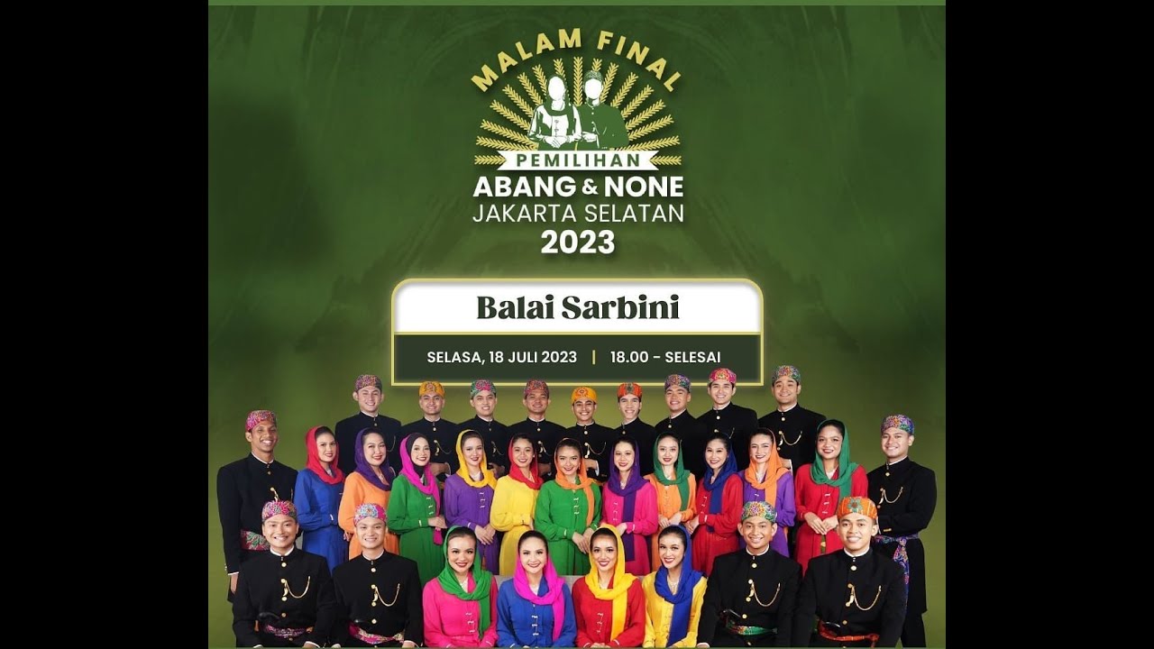 Malam Final Pemilihan Abang & None Jakarta Selatan 2023