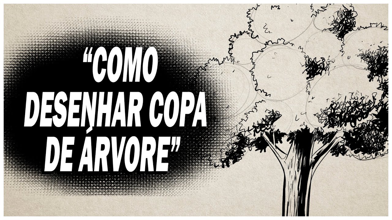 Como Desenhar folha em uma Árvore
