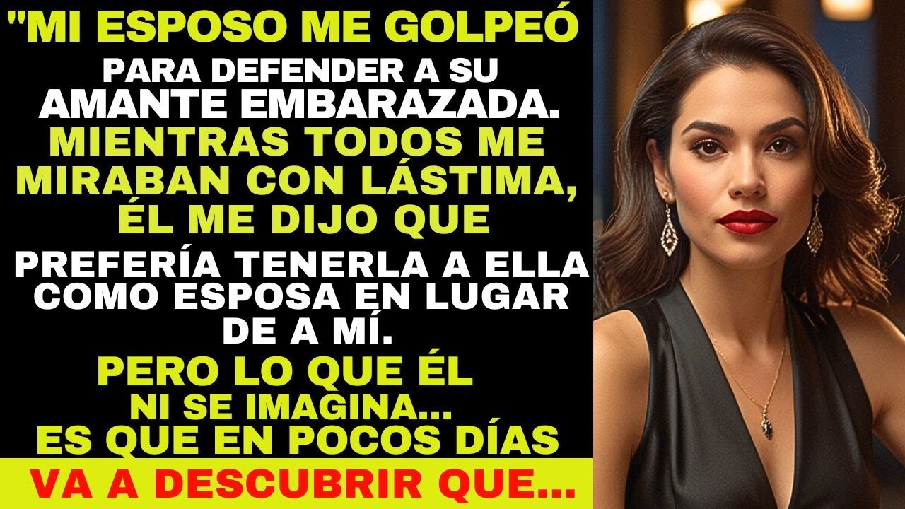 Mi esposo me golpeó frente a su amante embarazada… pero días después terminó