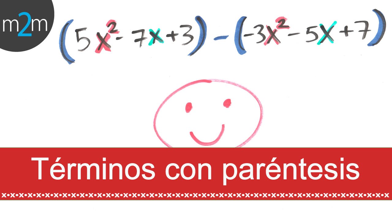 Reducir términos con parentésis │ ejercicio 1