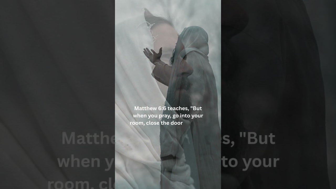 Pray in secret "Our Father  who art in Heaven 