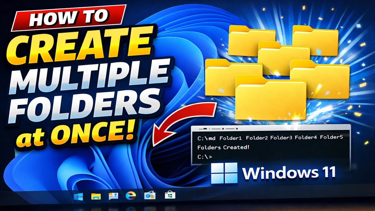 How To Create Multiple Folders At Once On Windows 11