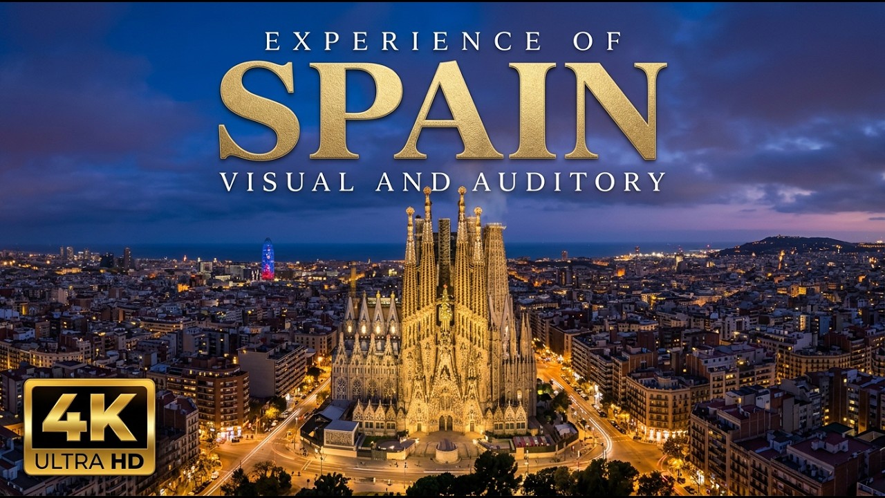 SPAIN: The Architectural Symphony of Barcelona | 4K Cinematic Visual Journey