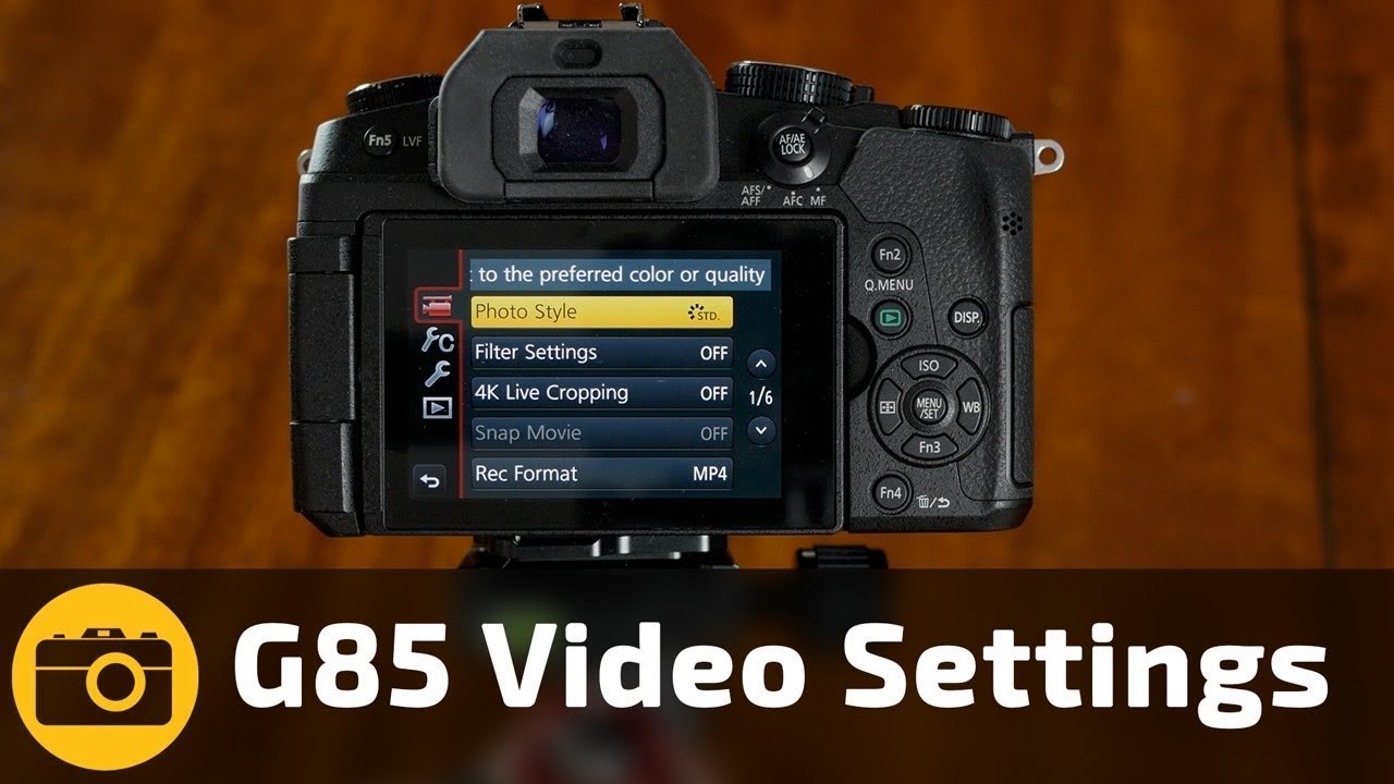Our Favorite PANASONIC G85 Custom Settings We Use for Shooting 4K YouTube Videos Lumix G85 G80 G81