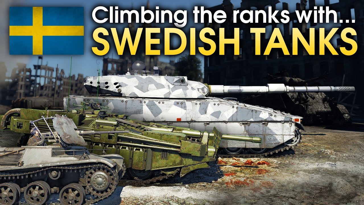 Climbing the ranks with SWEDISH TANKS / War Thunder