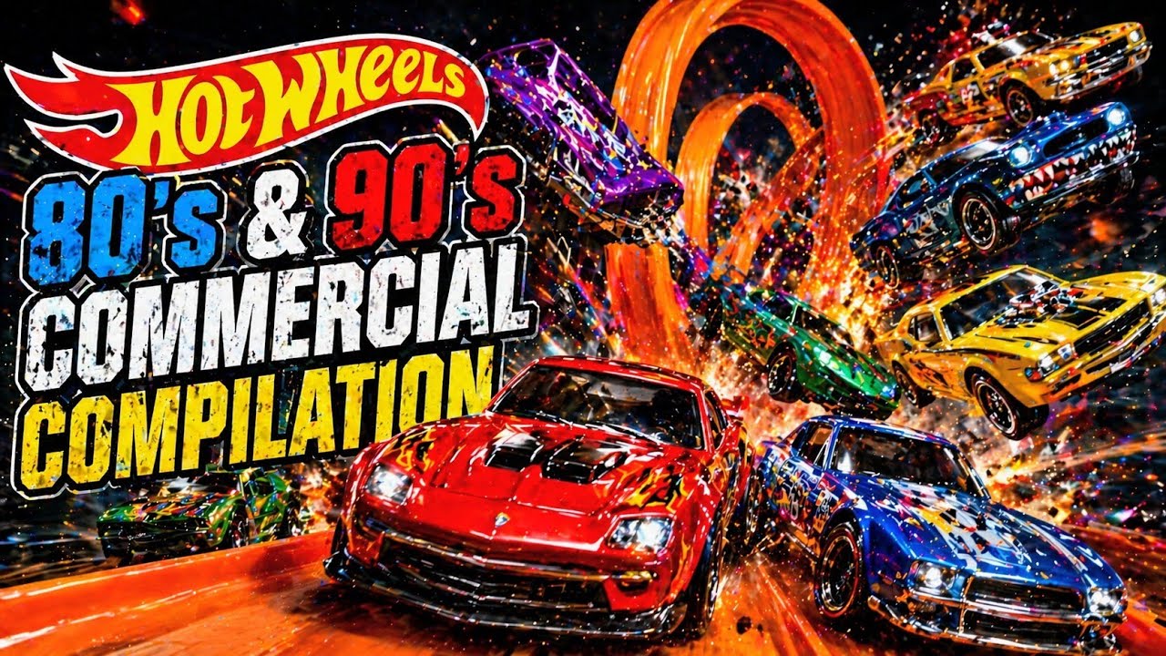 Hot Wheels 80s & 90s Commercial Compilation | Epic Playsets!