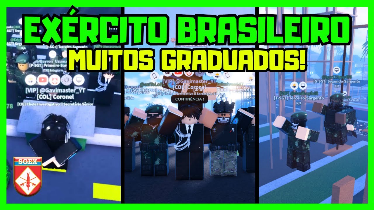 Roblox | O MAIOR TREINAMENTO DE GRADUADOS QUE EU JÁ FIZ! (E.B. do TEVEZ)