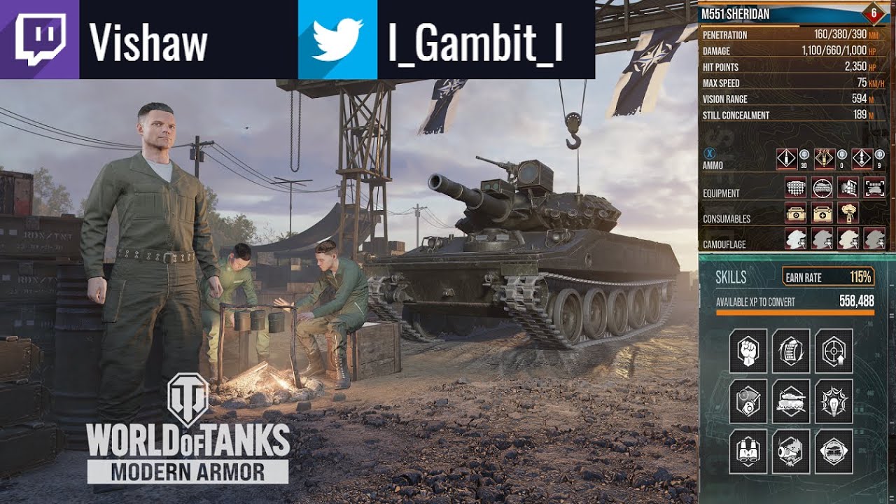 M551 Sheridan - Fear The ATGM: 13.8K Damage: WoT Console - World of Tanks Console