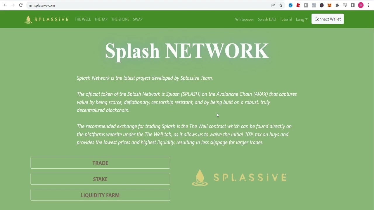 Splassive and Splash Network is Drip Network on Avax/Avalanche???