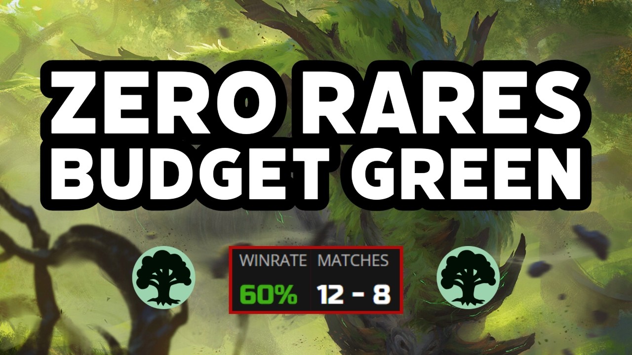 No Rares Mono Green | Foundations Standard | MTG Arena